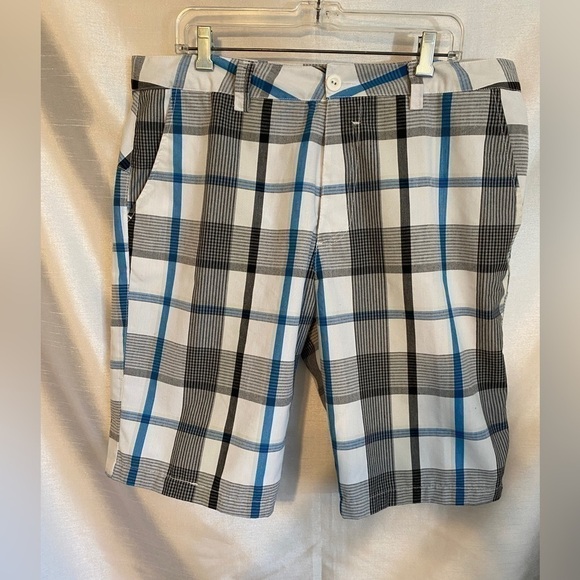 Urban  Heritage Plaid Shorts White/Gray Mens 38 - Picture 13 of 13